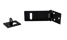 Ledhasp Stål Svart 90 x 42 x 38 mm Habo